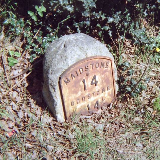 Milestone, Maidstone Road, E of village