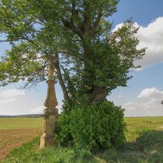 Kříž u Choliny vedle silnice