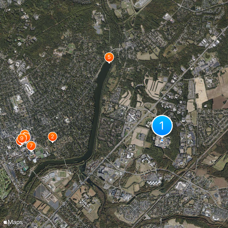 Princeton Plasma Physics Laboratory Map