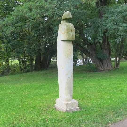 Socha Lineith v Labské ulici v Litoměřicích