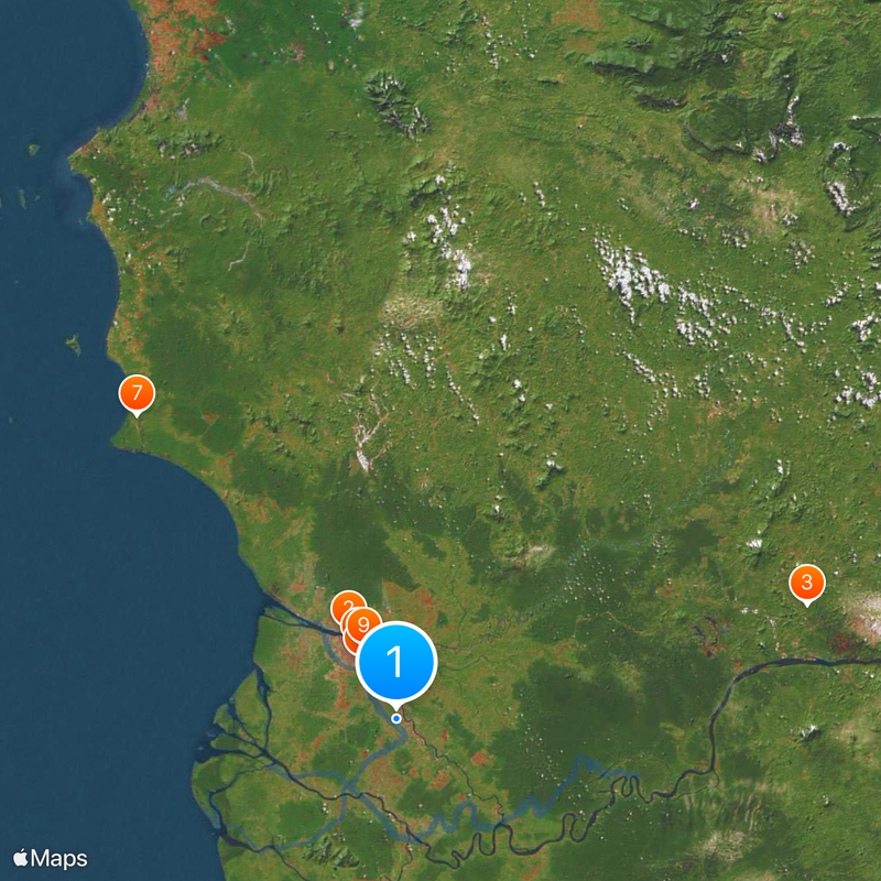 Supadio International Airport Map