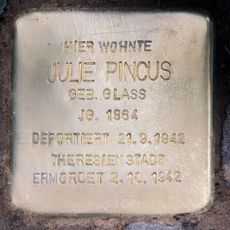 Stolperstein en memoria de Julie Pincus