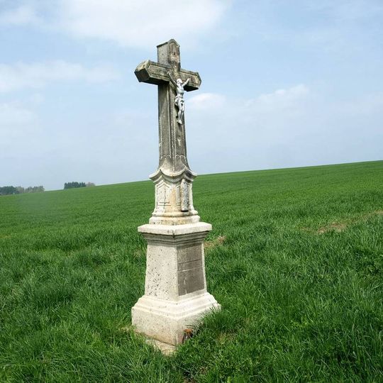 Kříž u silnice mezi Telčí a Mysliboří