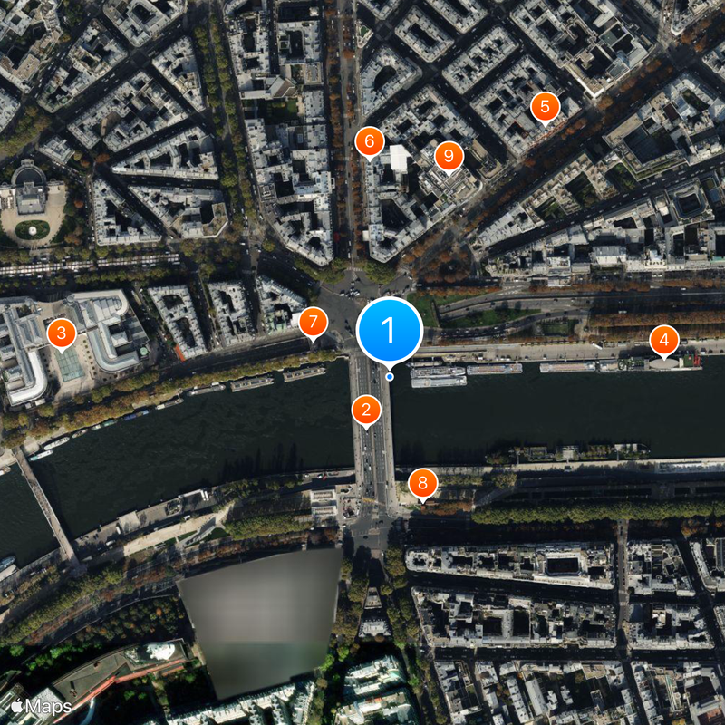 Zouave du pont de l'Alma Carte