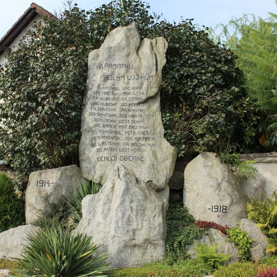 World War I memorial in Petrovice