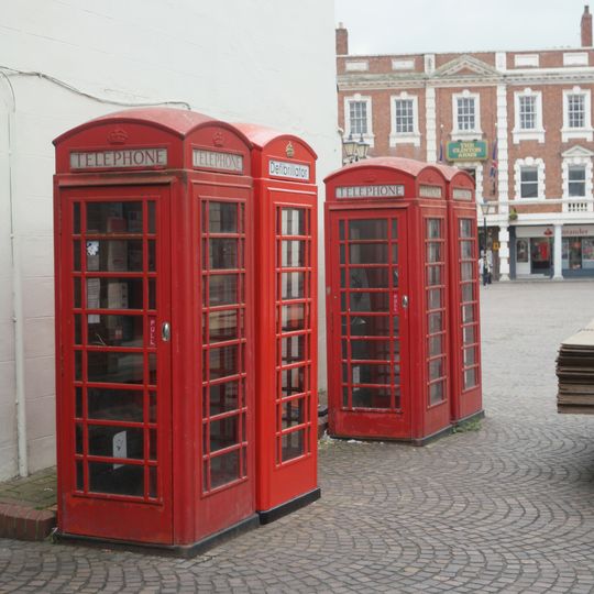 Pair Of K6 Kiosks 1 Metre North West Of 12 And 13