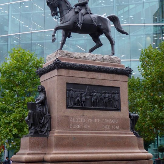Equestrian statue of Prince Albert