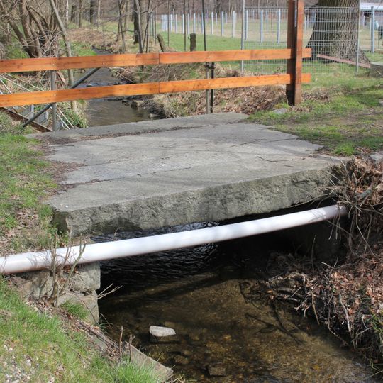 Vier Steindeckerbrücken im Ort Meschwitz