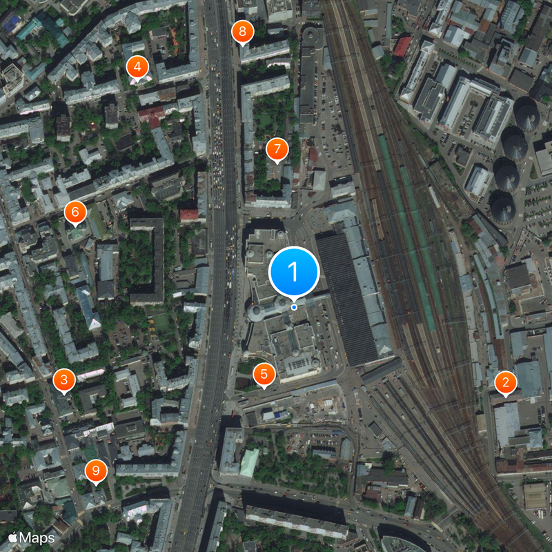 Kurskaya Map