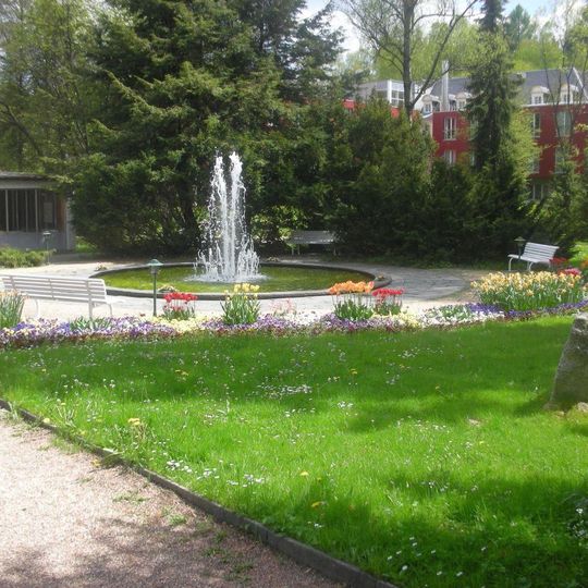 Sachgesamtheit Park- und Kuranlage Bad Brambach Badstraße 43, 45, 47, 49