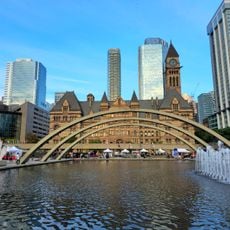 Fountain at Nathan Phillips Square