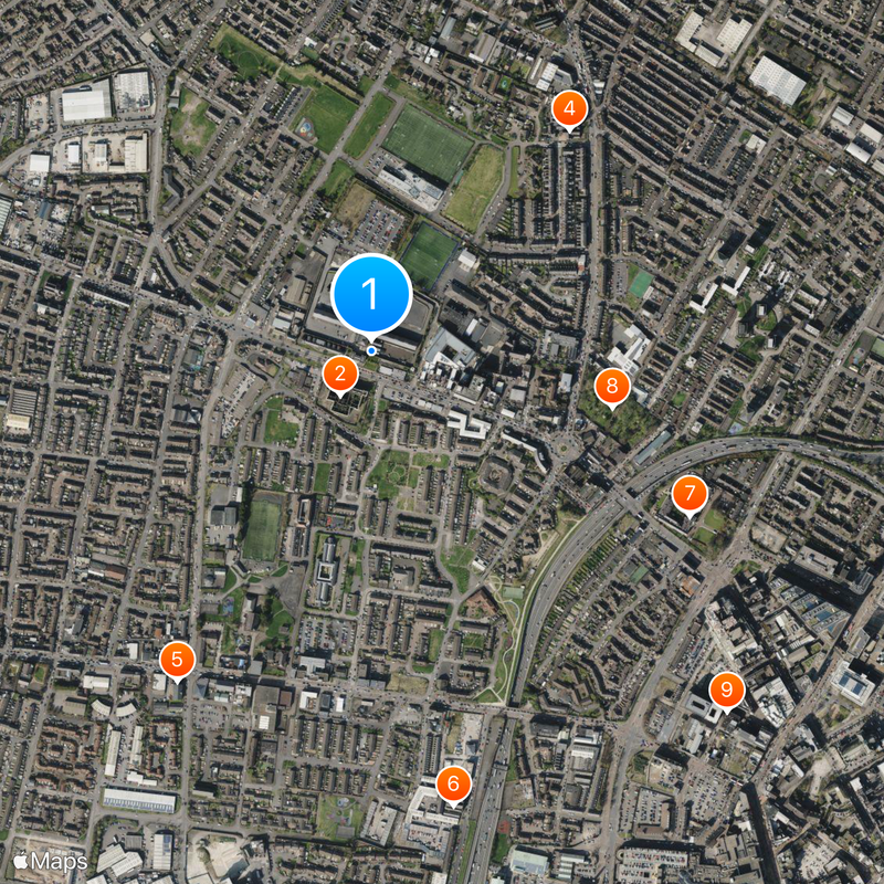 HM Prison Crumlin Road Kaart