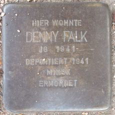 Stolperstein dedicated to Denny Falk