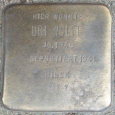 Stolperstein en memoria de Uri Wolff