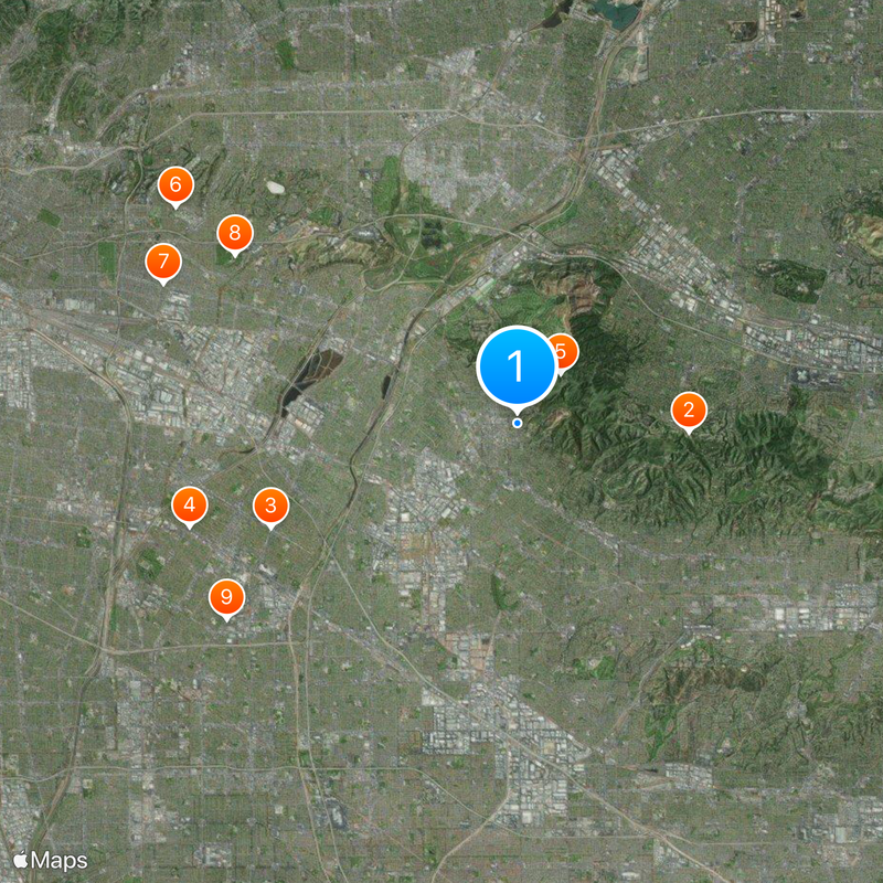 Whittier College Map