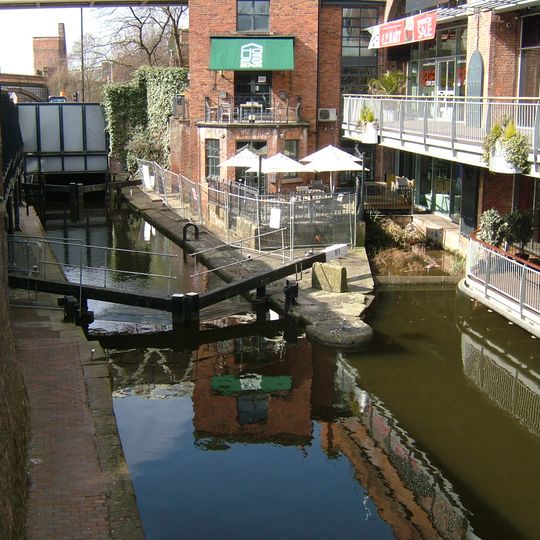 Rochdale Canal Lock Number 91 At East End Of Gaythorn Tunnel