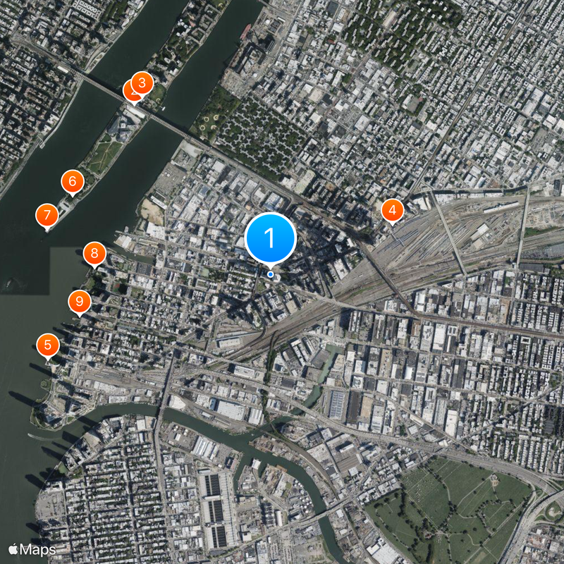 One Court Square Kaart