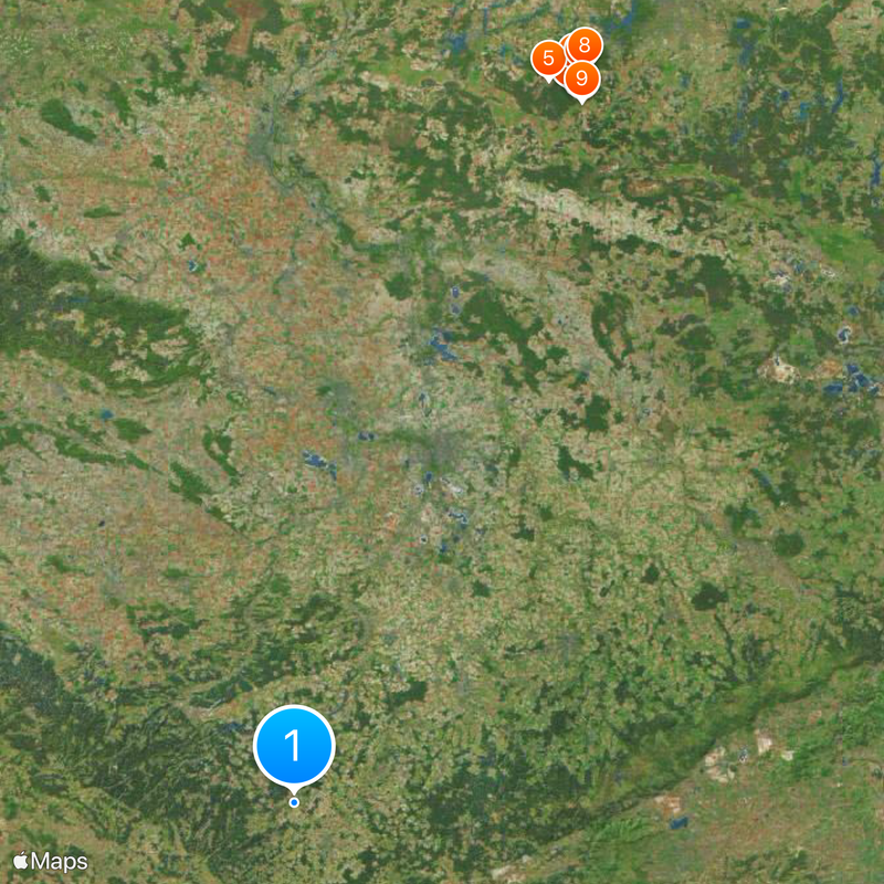 Bundesautobahn 9 Map