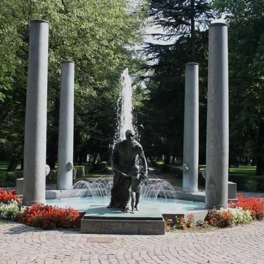 Fontana del parco di Villa Greppi Gonzaga