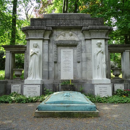 Einzeldenkmale der Sachgesamtheit Niederfriedhof: Friedhofskapelle, Verwaltungsgebäude, Erbbegräbnisse, Soldatengräber Erster Weltkrieg und Kriegerdenkmal Am Viadukt 7