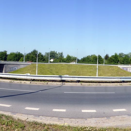 Jižní most rondelu Karlovarské třídy v Plzni