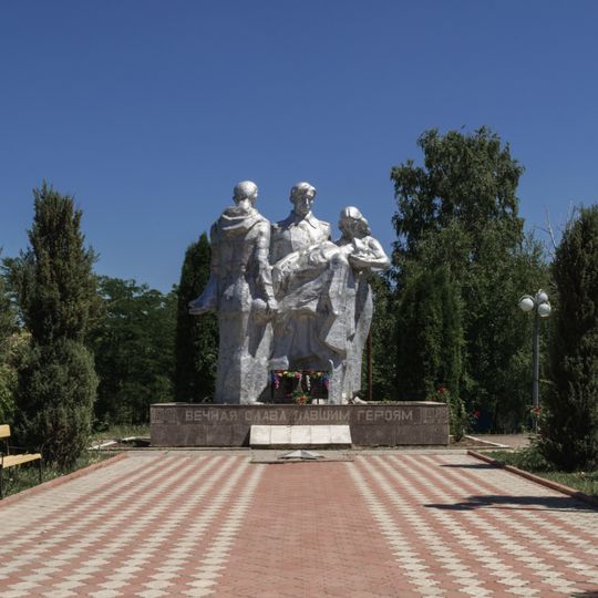 World War II memorial in Cremenciug, Soroca