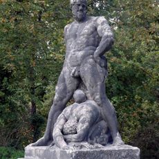 Herkules besiegt den König Busiris