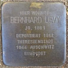 Stolperstein en memoria de Bernhard Levy