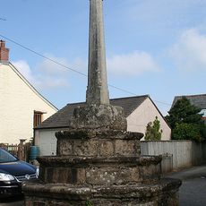 Village cross in Northlew, 40m south west of the church