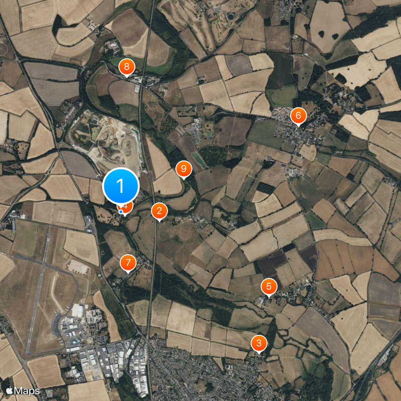 The Manor Studio Map