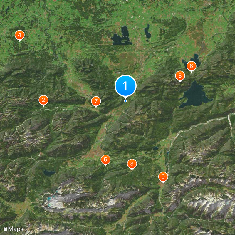Garmisch-Partenkirchen Mapa