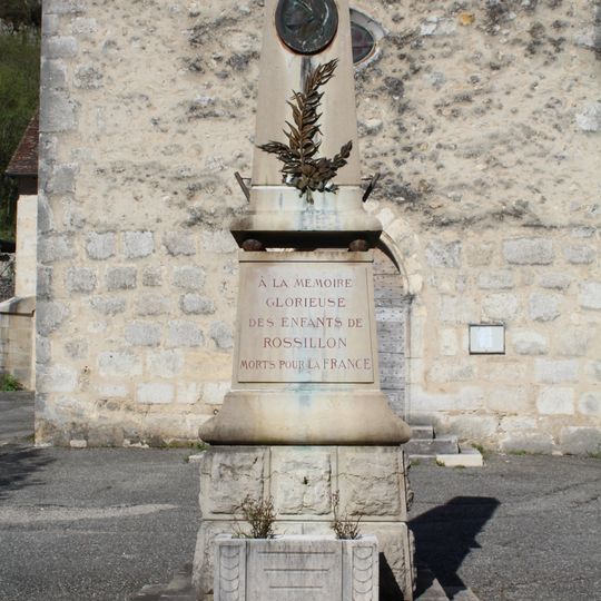 War memorial of Rossillon