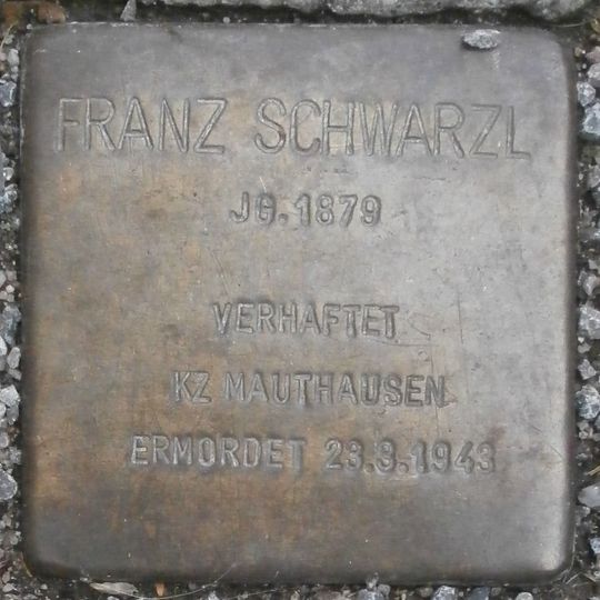 Stolperstein en memoria de Franz Schwarzl