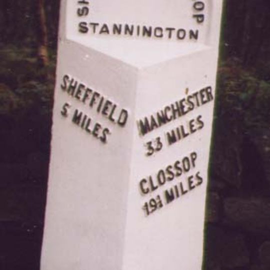 Milestone, between waterworks & Rivelin Dams