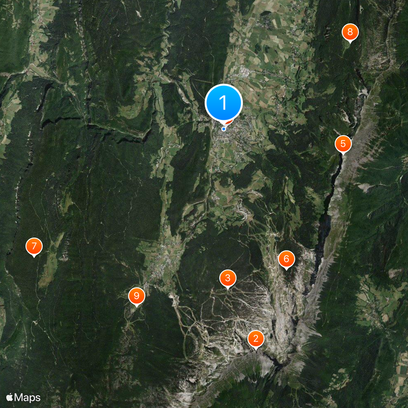 Villard-de-Lans Karte