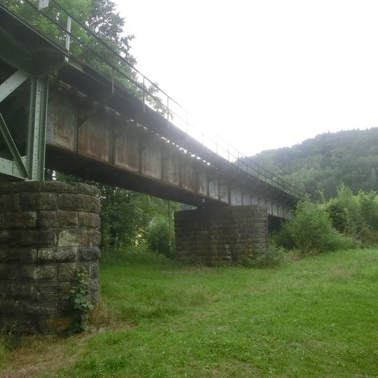 Železniční most přes Jizeru v Horní Sytové