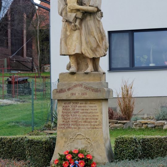 World War I memorial in Dobroslavice