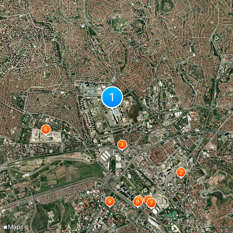 Ankara Etlik City Hospital Map