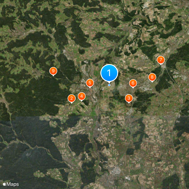 Villingen-Schwenningen Carte