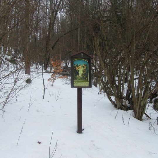 Křížová cesta u Olšan - 10. zastavení