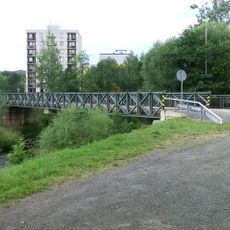 Bridge of Jatecká street over the Jizera in Semily