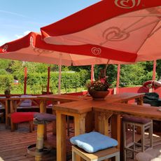 Bootshaus am Minigolfplatz