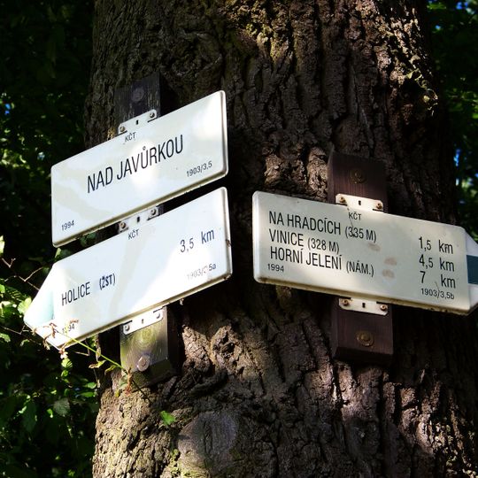 Rozcestník Nad Javůrkou