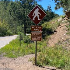 Bigfoot Crossing Sign