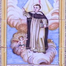 Ceramic panel of Saint Vincent Ferrer