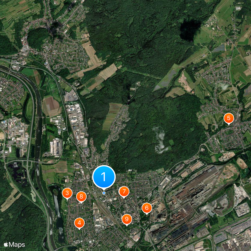 Dillingen/ Saar Mappa