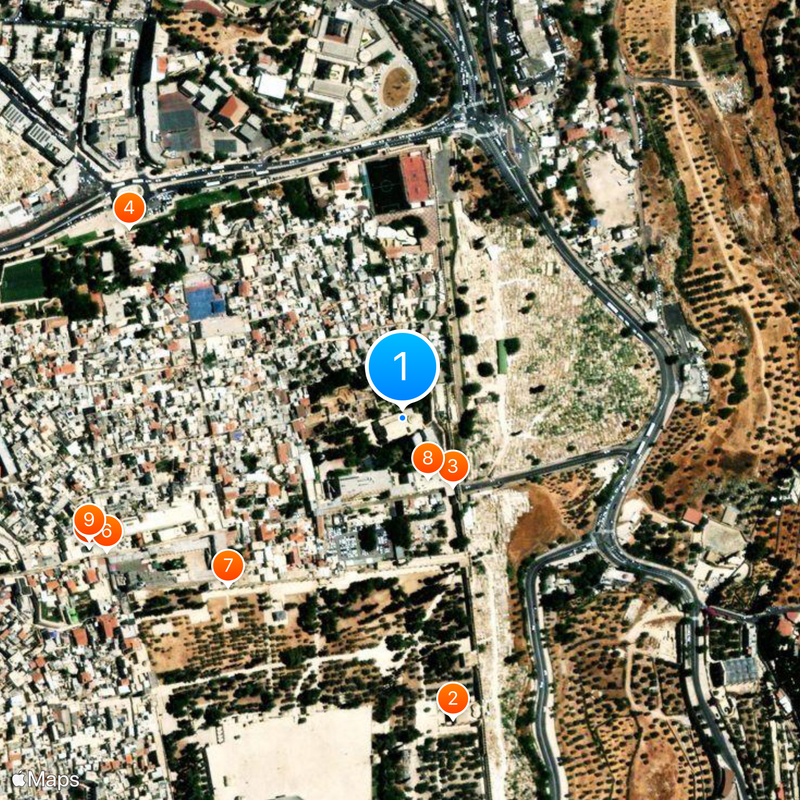 St Anne's Church Map