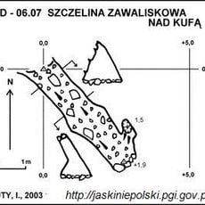 Szczelina Zawaliskowa nad Kufą