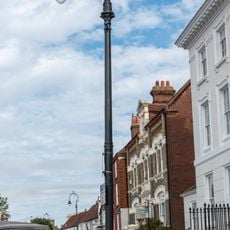 Street Lamp Outside Numbers 65 And 66