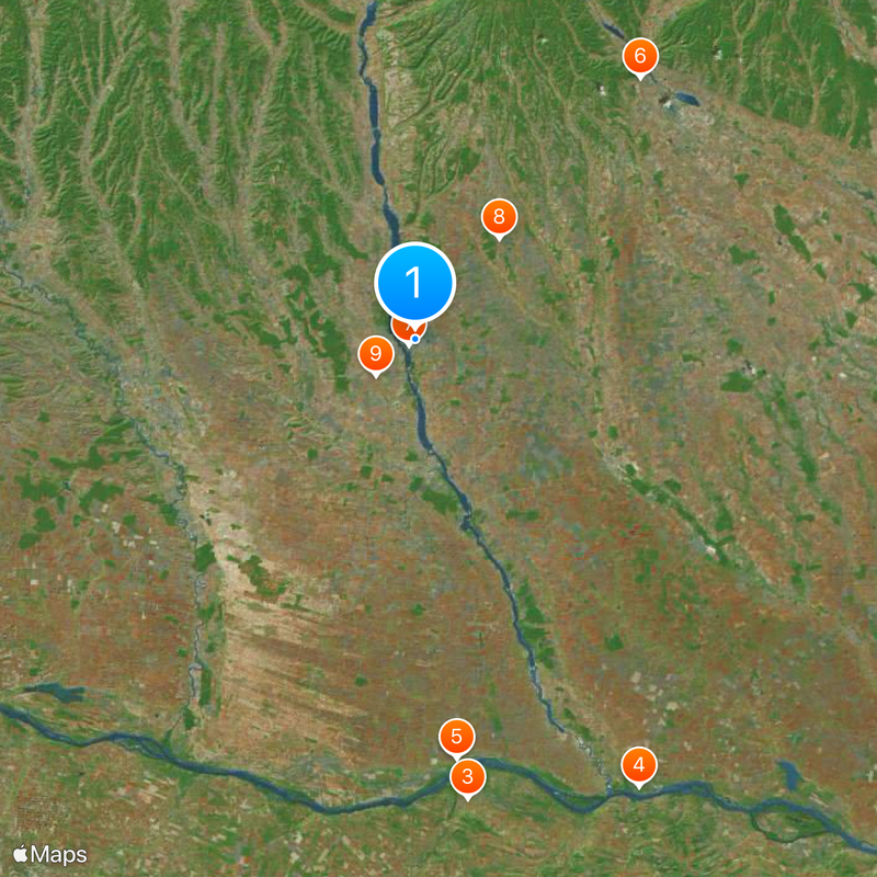 Distretto di Olt Mappa